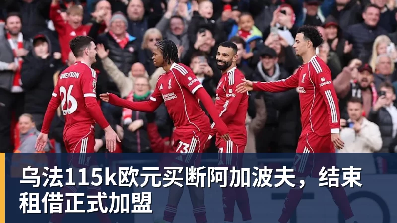 乌法115k欧元买断阿加波夫，结束租借正式加盟