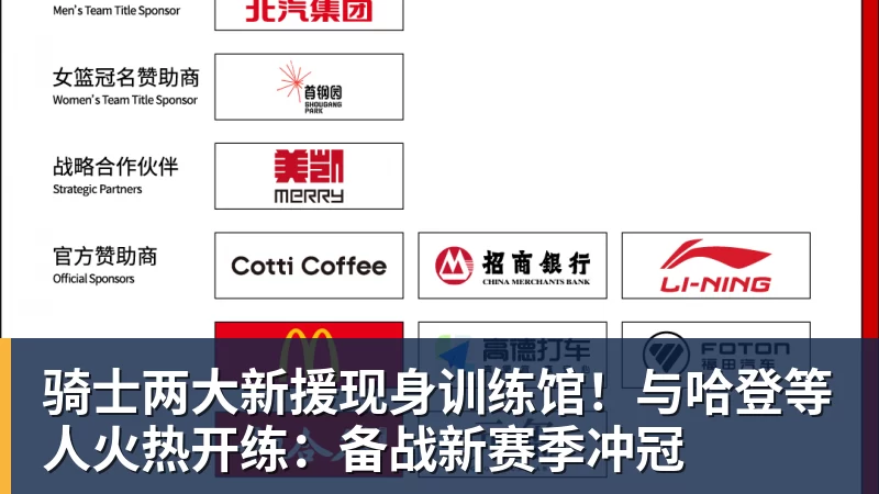 篮球下注骑士两大新援现身训练馆！与哈登等人火热开练：备战新赛季冲冠